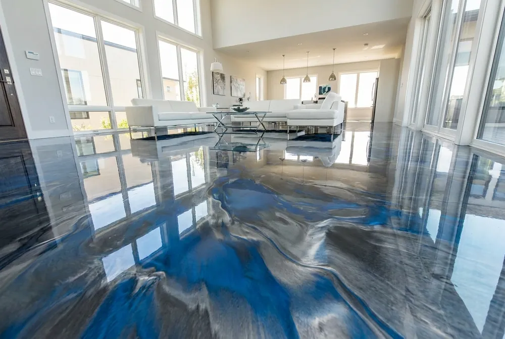 Metallic Epoxy Floors, Grove City Coatings